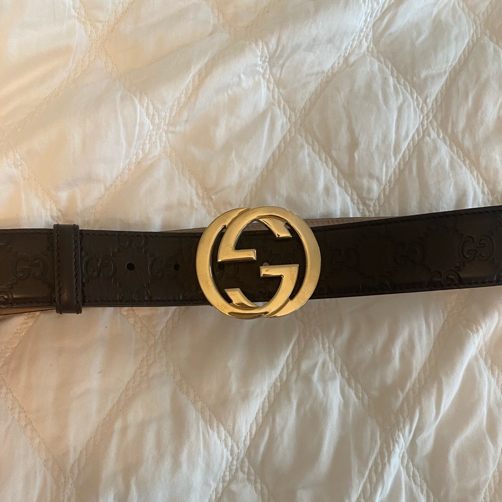 Brown Gucci Belt